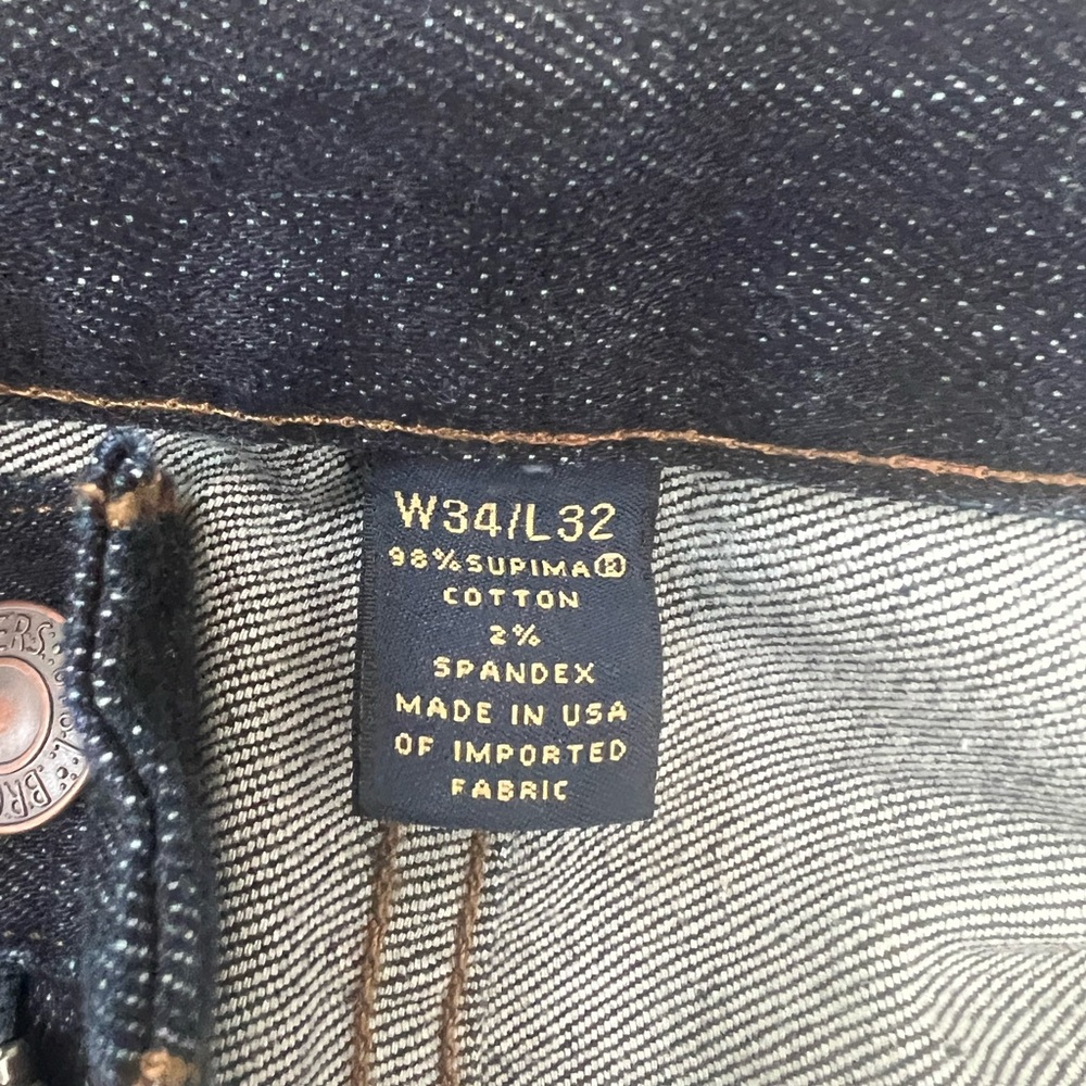 mens Brooks Brothers Jeans size 34/32 - Picture 2 of 3